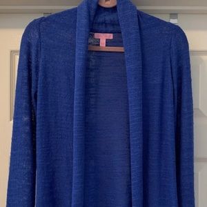 Lilly Pulitzer Sotheby Blue Cardigan NWT